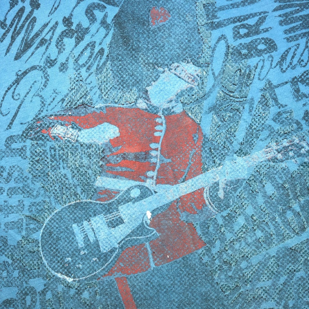 True Vintage y2k Cybergrunge Buckingham Palace Guard with Guitar T-Shirt, Size L